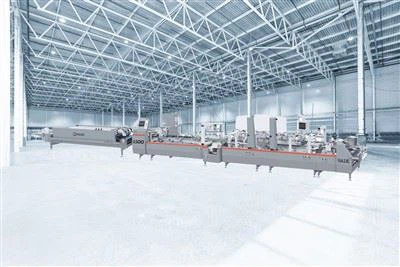 Automatische lijmmachine golfkartonnen doos